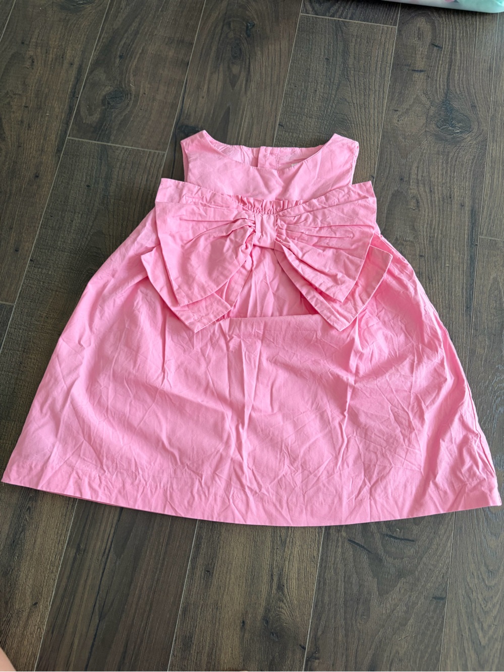 Zara Pink Bow-Back Formal Dress